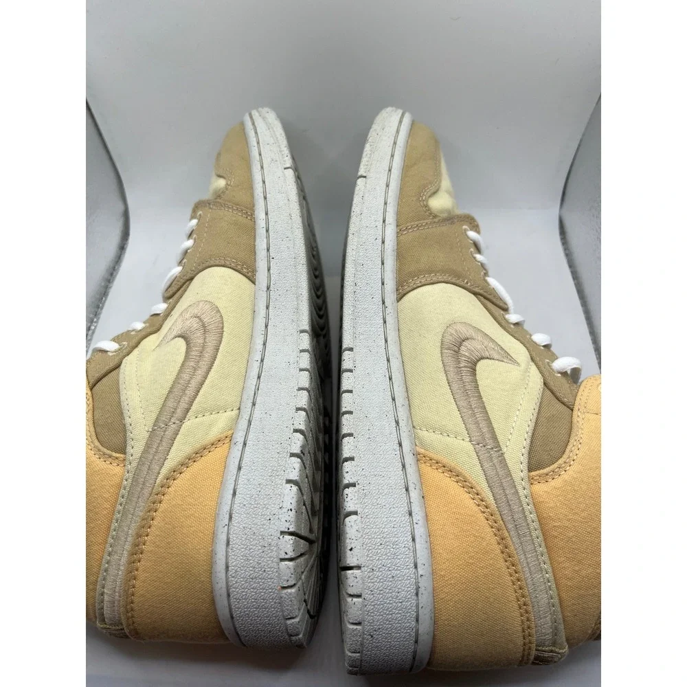 Nike Air Jordan 1 Mid SE Tan Canvas Mens Size‎ 9 DV0427 102